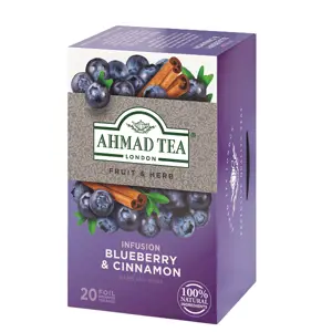 Produkt Ahmad Tea | Blueberry & Cinnamon | 20 alu sáčků