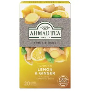 Produkt Ahmad Tea | Lemon & Ginger | 20 alu sáčků