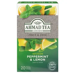 Produkt Ahmad Tea | Peppermint & Lemon | 20 alu sáčků