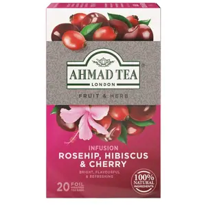 Produkt Ahmad Tea | Rosehip, Hibiscus & Cherry | 20 alu sáčků