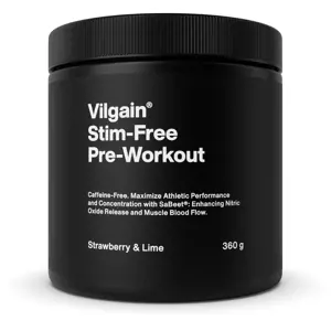 Vilgain Pre-Workout bez stimulantů 2.0 jahoda/limetka 360 g