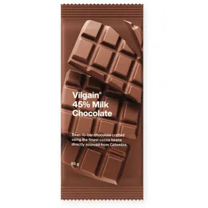 Vilgain Tabulková čokoláda 45% mléčná čokoláda 85 g