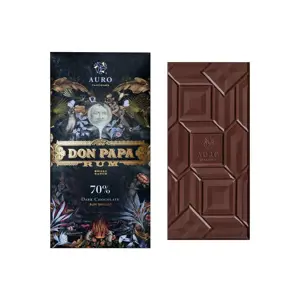 Produkt Auro x Don Papa - Tmavá čokoláda 70 % s Rumem Don Papa - Čokolandia