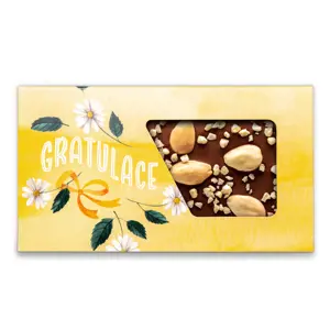 Produkt Choklid Gratulace | 59% čokoláda s mandlemi