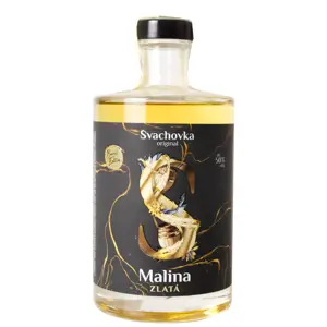 Destilérka Svach (Svachovka) Zlatá Malina Svach 50% 0,5l