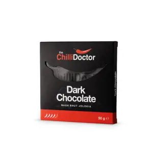 Produkt The Chilli Doctor Hořká čokoláda s chilli Naga Bhut Jolokia 50 g