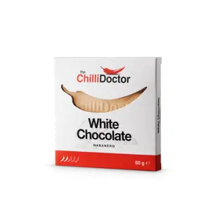 Produkt The ChilliDoctor s.r.o. Bíla čokoláda s chilli Habanero 50 g