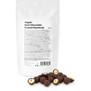 Vilgain Lískové ořechy v čokoládě hořká čokoláda 100 g